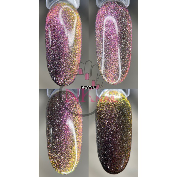 Гель-лак ART Flash Cat Chameleon №08, 6 мл TPO free